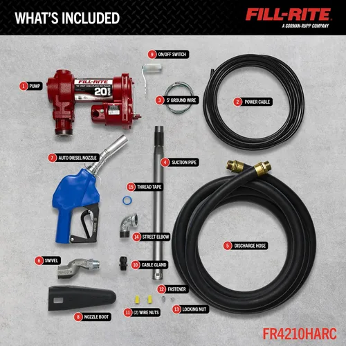Miniatura 3 de Fill-Rite Bombas de Transferencia de Combustible de 12V y 20 GPM (Serie 4200)