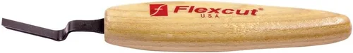 Miniatura 11 de Flexcut Herramientas de tallado de madera Herramienta de micro separación 45 grados 0.118 in Hoja de acero de alto carbono 1095 afilada