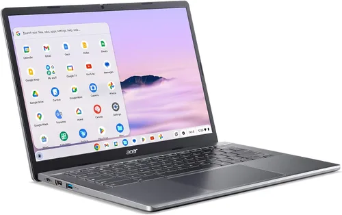 Miniatura 14 de Acer Laptop Chromebook Plus 514 con Google AI – Pantalla WUXGA 1920 x 1200 IPS de 14 pulgadas AMD Ryzen 3 7320C 8GB LPDDR5X SSD de 128 GB