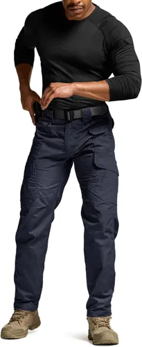 Miniatura 3 de CQR Pantalones tácticos para hombre, resistentes al agua, pantalones cargo Ripstop, ligeros EDC trabajo, senderismo, ropa para exteriores
