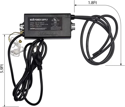 Miniatura 5 de UL 6.5KV Transformador de señal de neón para letreros de neón Fuente de alimentación ligera 120V CA 50/60HZ