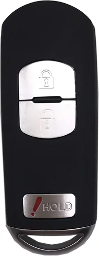 Miniatura 3 de Funda para llavero inteligente remoto para Mazda 3 CX-3 CX-5 WAZSKE13D01 662F-SKE13D01 3 botones de repuesto sin llave para llavero de automóvil