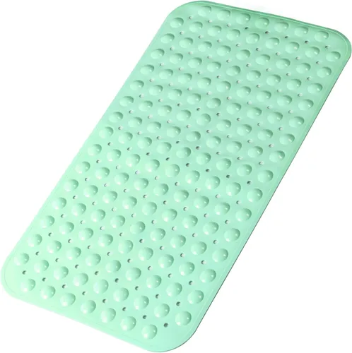Miniatura 17 de Tapetes para bañera y ducha, tapete de baño antideslizante de 28 x 15 pulgadas, tapete para bañera lavable a máquina con ventosas y orificios