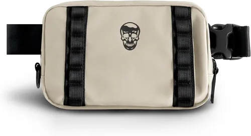 Gymreapers Bolsos cruzados pequeños de viaje para hombres y mujeres con bolsillo oculto, riñonera cruzada impermeable para hombres con cinturón