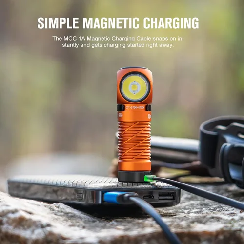 Miniatura 6 de OLIGHT Perun 2 Mini Linterna de Cabeza de 1100 Lúmenes, Linterna LED Frontal Recargable con Opción de Luz Roja, Excelente para Trabajar, Senderismo