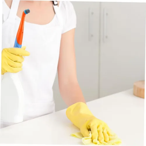 Miniatura 6 de Paquete de limpieza eléctrica depurador de cocina baño suave de plástico suave cepillo de lavado de platos fácil de limpiar