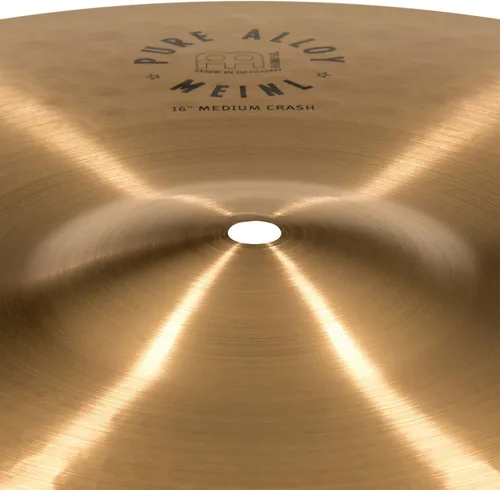 Miniatura 5 de Meinl - Platillo mediano de choque de 16 pulgadas, aleación pura tradicional, fabricado en Alemania, PA16MC
