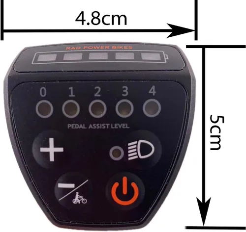 Miniatura 2 de Medidor de pantalla LED universal eléctrica para bicicleta 24 V 36 V 48 V Ciclismo Computadora Ebike Pantalla LED Panel de control con 5 p macho