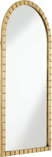 Miniatura 5 de Uttermost Portina - Espejo de pared arqueado dorado mate de 24 x 48 pulgadas