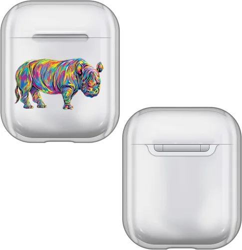 Miniatura 13 de Head Case Designs P.D. Moreno - Funda de carga de cristal duro transparente con licencia oficial de P.D. Moreno, con diseño de animales