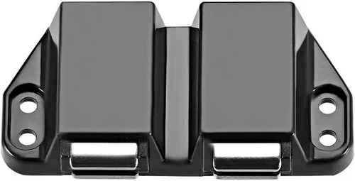 Miniatura 5 de uxcell Pestillo magnético de doble toque para armario puerta armario negro 4pcs