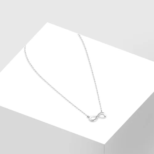 Miniatura 6 de Sofia Milani - Collar de plata 925 para mujer - con circonitas - Colgante infinito - 50208 Plata esterlina