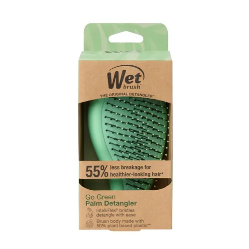 Miniatura 10 de Wet Brush Go Green - Cepillo de mano desenredante con aceite de árbol de té, cerdas ultrasuaves sin dolor que se deslizan por los enredos, protege