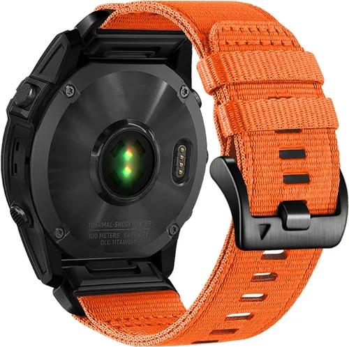 Miniatura 8 de Abanen Correas de reloj de nailon de 0.866 pulgadas de ajuste rápido mejoradas para Garmin Fenix 8 de 1.772 pulgadas / Fenix 7 / epix Pro 1.772