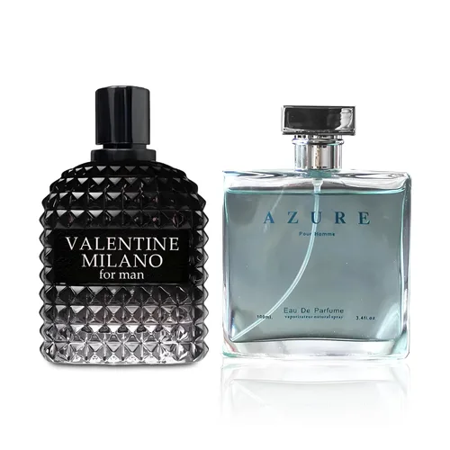 Miniatura 11 de AFLUXE Azura Noir Colonia para hombre, perfume picante amaderado, 3.4 fl oz, fragancia de larga duración con cítricos frescos y vetiver, uso diario