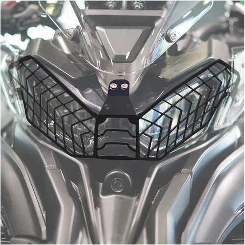 Miniatura 4 de Headlight Grill Guard Motorcycle Head Lights Protector Covers Headlamp Headlight Guard Grill for TRK 702 TRK702 TRK702X for TRK 702X 2022 2023 Black