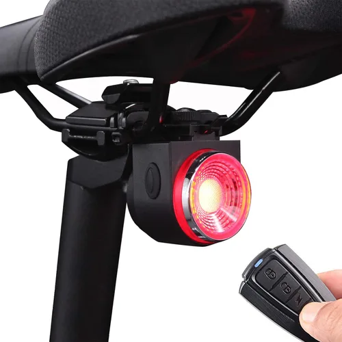 Miniatura 9 de G Keni Luz trasera inteligente para bicicleta, luces traseras con detección de freno, encendido/apagado automático, impermeable, recargable por USB