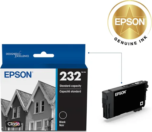 Miniatura 2 de Epson 232 Claria Ink Cartucho de Tinta de Capacidad Estándar Negro (T232120-S) Funciona con WorkForce WF-2930, WF-2950, Expression XP-4200, XP-4205