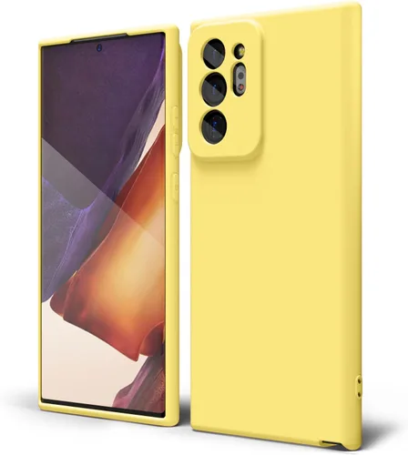 oakxco Funda para teléfono Samsung Galaxy Note 20 Ultra de silicona líquida, bonita funda delgada y fina de goma suave TPU lisa y suave de gel para