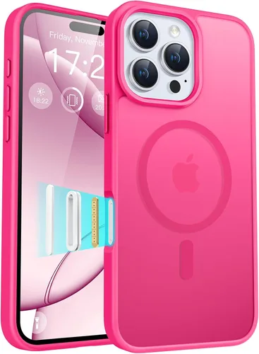 Miniatura 19 de Funda para teléfono Google Pixel 9 Pro XL, Compatible con Magnético, Protección contra Caídas de Grado Militar Translúcida Mate Resistente a Golpes