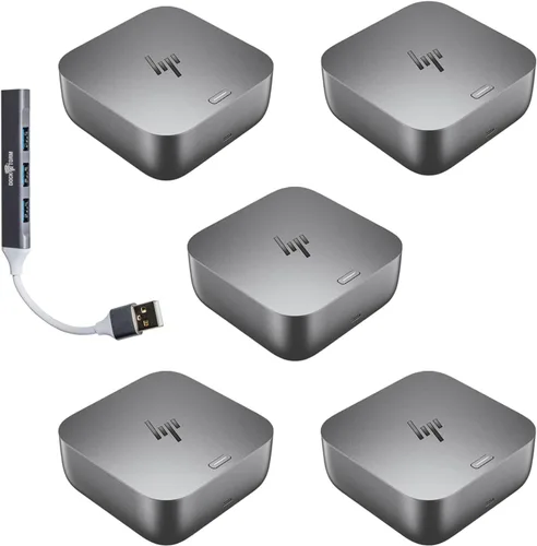 Miniatura 6 de HP Paquete de replicador de puertos G6 Thunderbolt 4 Ultra Dock de 180 W con concentrador DKZ