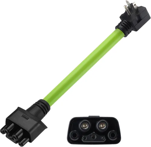 Nezyo Adaptador 6-20 compatible con conector móvil Tesla Gen 2, adaptador de cargador de 240 V 16a 6-20 salidas para carga Ev de nivel 2 compatible