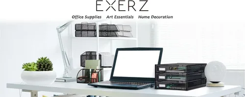 Miniatura 5 de Exerz - Organizador de escritorio de malla de alambre con 3 niveles deslizantes, cajones clasificador de papel/multifuncional/construcción sólida