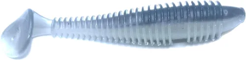 Miniatura 23 de Phat Pak Baits - Phat Swimmer Keitech Style Paddletail Swimbait 3.8" 20ct acanalado perfumado suave plástico Bass pesca señuelo Paquete de variedades