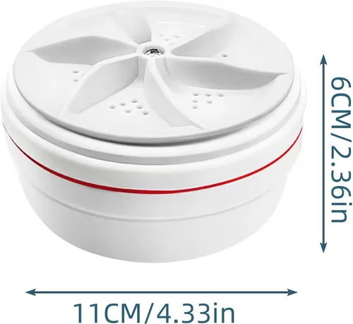 Miniatura 2 de Mini lavadora de bebé 2025 portátil, lavadora de viaje USB, lavadoras de ropa para el hogar, negocios, viajes, sala universitaria, caravana