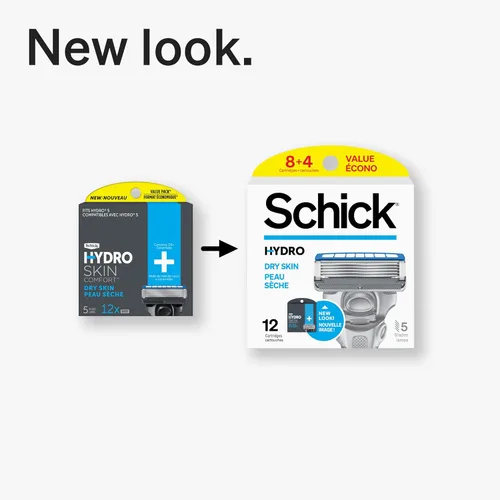 Miniatura 8 de Schick Hydro 5 Recambios para cuchilla de afeitar con recortador, rellenos, 12