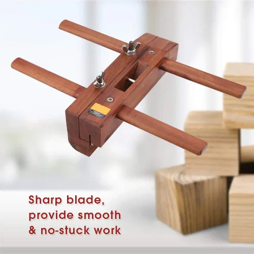 Miniatura 3 de HEEPDD Plano de mano de doble manija, kit de avión de mano de palisandro para carpintería, instrumento musical para muebles, herramienta de mano