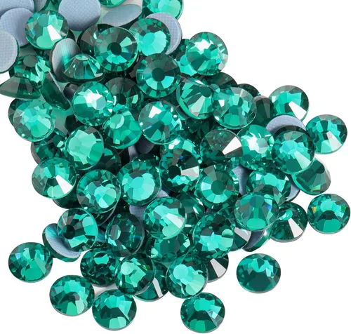 Miniatura 66 de Beadsland Hotfix - 2880 diamantes de imitación de cristal con parte trasera plana para manualidades, ropa, decoraciones de bricolaje, cristal AB