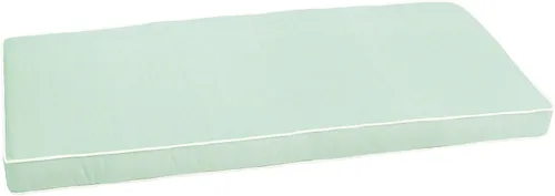 Miniatura 38 de Sorra Home CBENCH - Cojín de banco para interiores y exteriores, 60 pulgadas de ancho x 18 pulgadas de profundidad, color plateado fundido Sunbrella