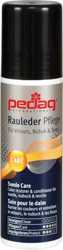 Pedag Restaurador de color de gamuza, fabricado en Alemania, aplicable en interiores, negro, 2.6 onzas
