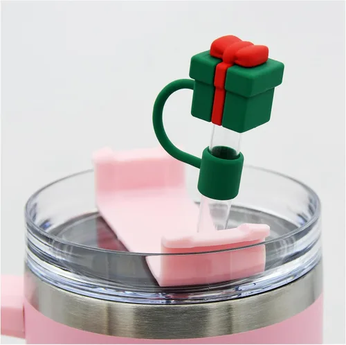 Miniatura 8 de Tapa con pajita para vaso Stanley, Tapa para pajita compatible para vaso de 30 y 40 oz con asa, tapas reutilizables a prueba de polvo de 10 mm 0.4