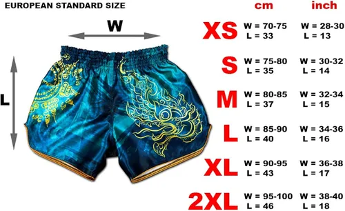 Miniatura 4 de Muay Thai Shorts Kickboxing Martial Arts Combat Fight MMA UFC Boxer Boxing Trunks unisex, Blanco