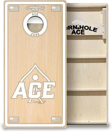 Miniatura 19 de CornholeAce ACE PRO Tablas de Cornhole profesionales, sin rebote, patas anchas triples, madera contrachapada de abedul báltico de 3/4 pulgadas, Verde