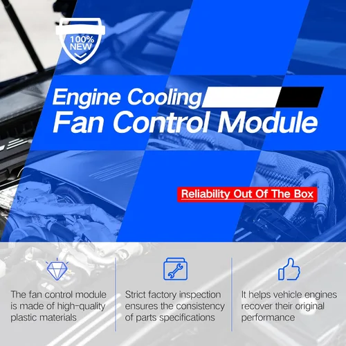 Miniatura 6 de Módulo de control de ventilador de refrigeración compatible con Volvo S60 S80 V40 V60 XC60 XC70; Land Rover Evoque Freelander II; Ford Galaxy