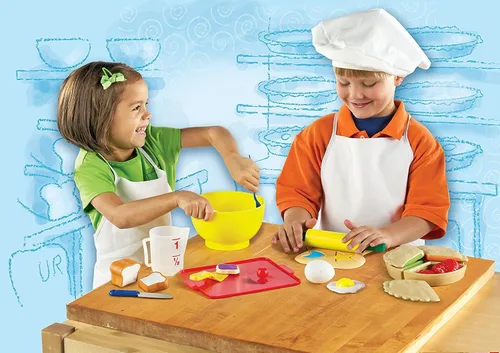 Miniatura 3 de Learning Resources Pretend & Play Juego de Panadería - 31 Piezas, Edades 3+, Juguetes de Panadería para Niños Pequeños, Cocina de Comida Preescolar