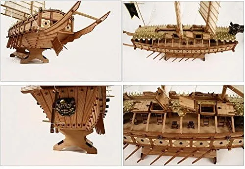 Miniatura 4 de [Kit de modelo de madera] Barco Tortuga Escala 1/65 Buque de guerra coreano Keo-Book-Sun