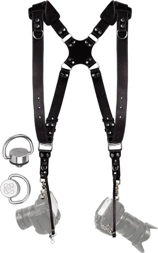Miniatura 11 de C Coiro Dual Camera Harness Leather Camera Strap DSLR/SLR, All-Day Comfort