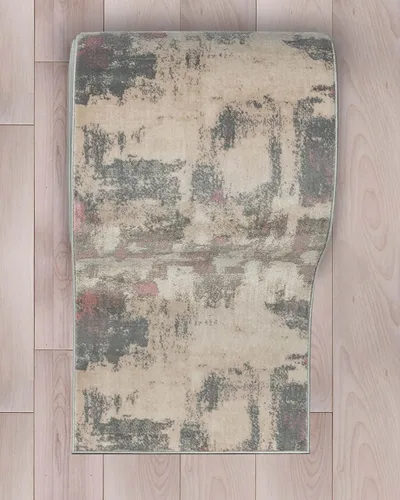 Miniatura 6 de Well Woven Alfombra de Pasillo y Escalera de Tamaño Personalizado - Elige Tu Longitud - Caila Gris y Rubor Pincelada 26 Pulgadas de Ancho x 35 Pies