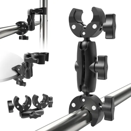 Miniatura 8 de Taisioner Soporte de abrazadera para cámara de 3.6 pulgadas, brazo de enchufe de cabeza de bola de 360°, brazo mágico de 1/4 pulgadas para Canon