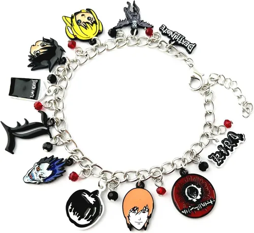 Miniatura 4 de FJKMYOYO DianViVi - Pulsera de anime de dibujos animados de horror y no la muerte, regalo para niña y mujer, Zinc, 0