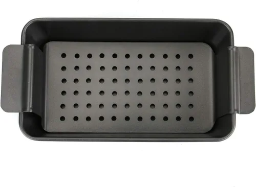 Miniatura 4 de Tosnail Juego de 4 moldes antiadherentes para pastel de carne con drenaje