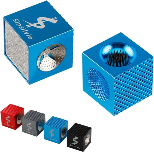 Miniatura 9 de Moldeador de punta de taco de billar 5 en 1, herramienta de reparación de punta de taco de billar 5 en 1, accesorios de taco, azul, negro y rojo