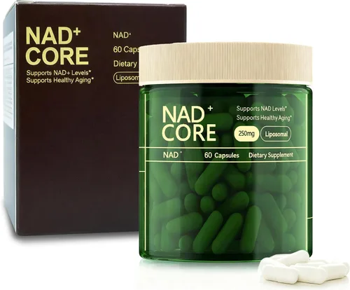 NAD+ - Suplemento de ribósido de nicotinamida - Extra Fuerza NAD alternativa liposomal, apoya el envejecimiento saludable para mujeres y hombres, 60