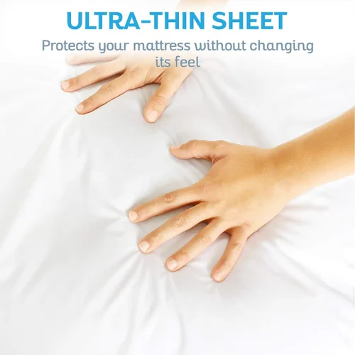 Miniatura 9 de Sures Protector de colchón impermeable – Sábana bajera lavable a máquina – Funda de cama sin vinilo – para niños, adultos y ancianos