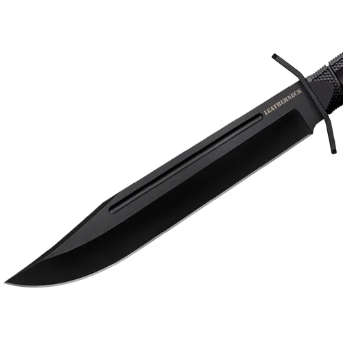 Miniatura 3 de Cuchillo de hoja fija Cold Steel Leatherneck Bowie de 10.5", con hoja alemana D2 de filo de navaja, mango Kray-Ex duradero de 4.75", táctico