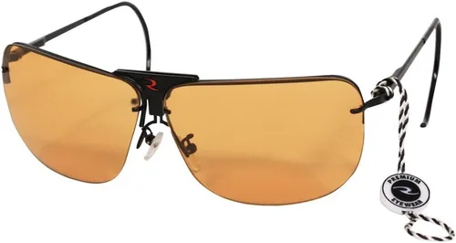 Radians Mochila intercambiable unisex para adultos, lentes de metal transparente, naranja y ámbar